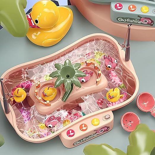 T-120 - GO Fishing Toy for Kids with 20 Accessories- Bath Time Water Play Game with Duck