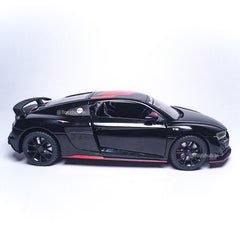 T-148-2 - CHE ZHI Black AUDI R8 | Premium 1:24 Scale Model (Diecast)