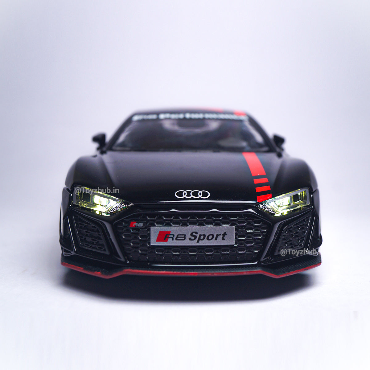 T-148-2 - CHE ZHI Black AUDI R8 | Premium 1:24 Scale Model (Diecast)