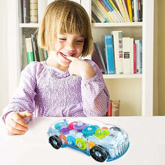 T-155 - Storio 3D Baby Car Toy with 360 Degree Rotation, Gear Simulation Mechanical Car with Sound Music & Light Toys for Kids Boys & Girls