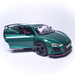 T-148-1 -CHE ZHI Green AUDI R8 | Premium Die Cast Model 1:24 Scale (Diecast)