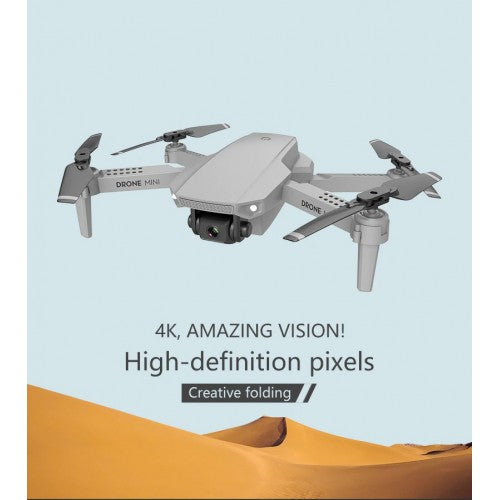 T-246 E88 Foldable 4K Mini Drone RC Quadrocopter With WIFI FPV Wide Angle HD Camera Helicopter Height Keeping Toys Boy Gift