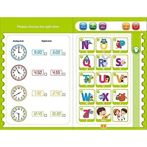 T-115 - Learning E-Book for Kids - Interactive Learning - Come on Children Let's Study - English Alphabets, Simple Numbers, Stories, Literature, Animals, Rhymes and Many More