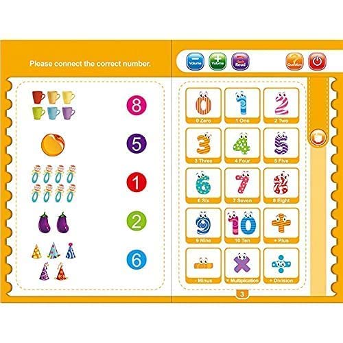 T-115 - Learning E-Book for Kids - Interactive Learning - Come on Children Let's Study - English Alphabets, Simple Numbers, Stories, Literature, Animals, Rhymes and Many More