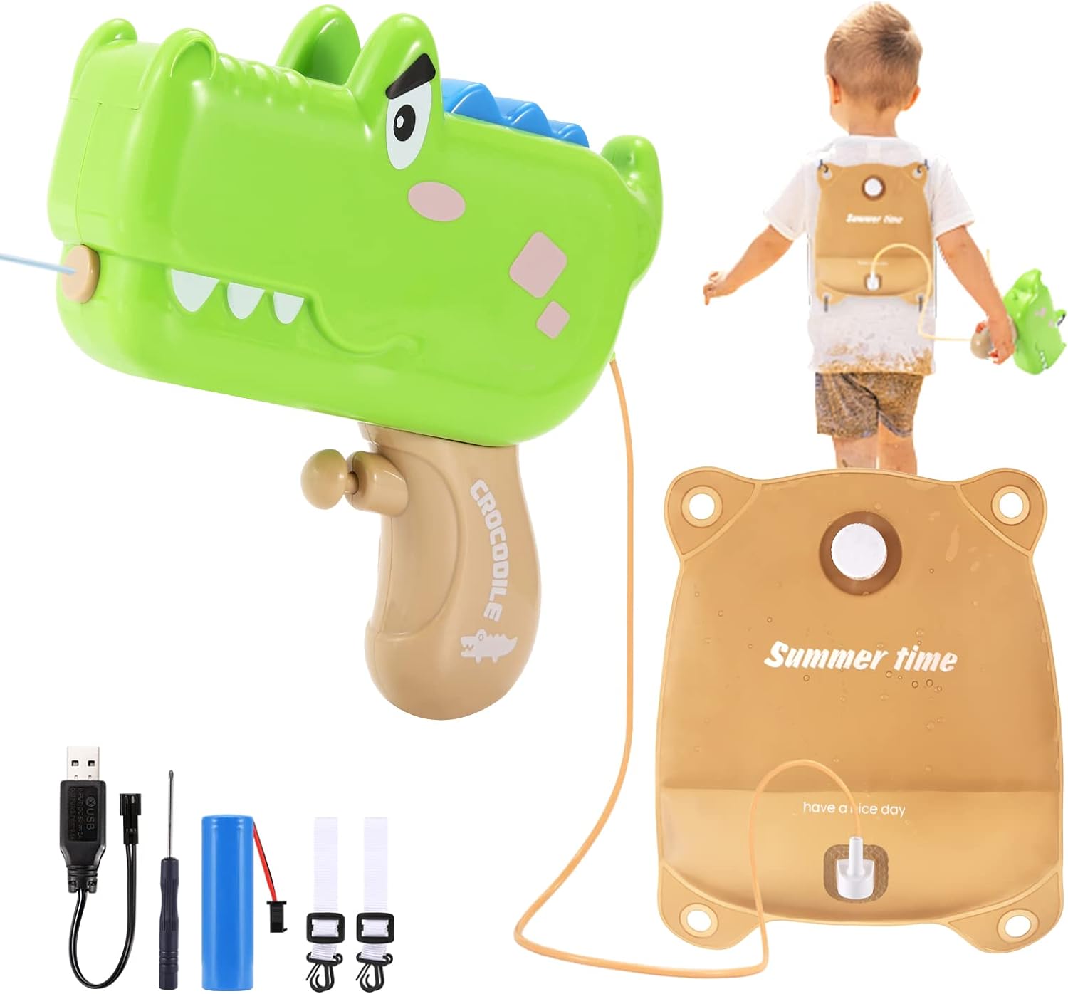 T-216 Dragon Shape Water Gun with Backpack