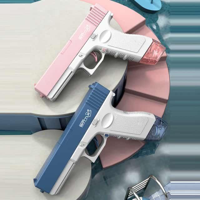 T-190 Electric Water Gun/Pistol (Blue and Pink )