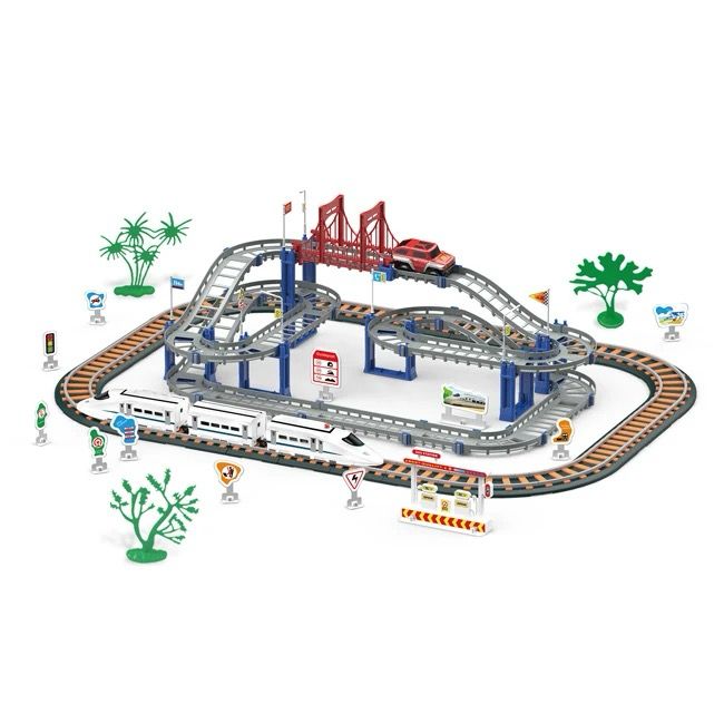 T-195 Children's Puzzle City Track Toy for kids