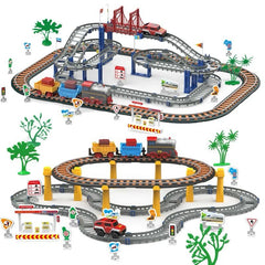 T-195 Children's Puzzle City Track Toy for kids