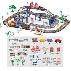 T-195 Children's Puzzle City Track Toy for kids