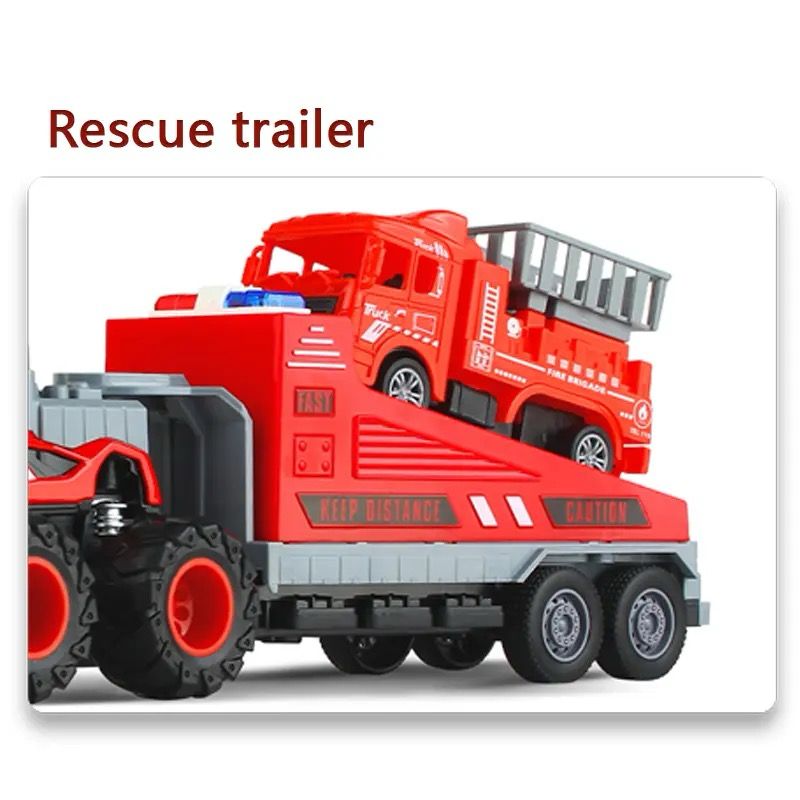 T-197 Fire Rescue Truck Red color