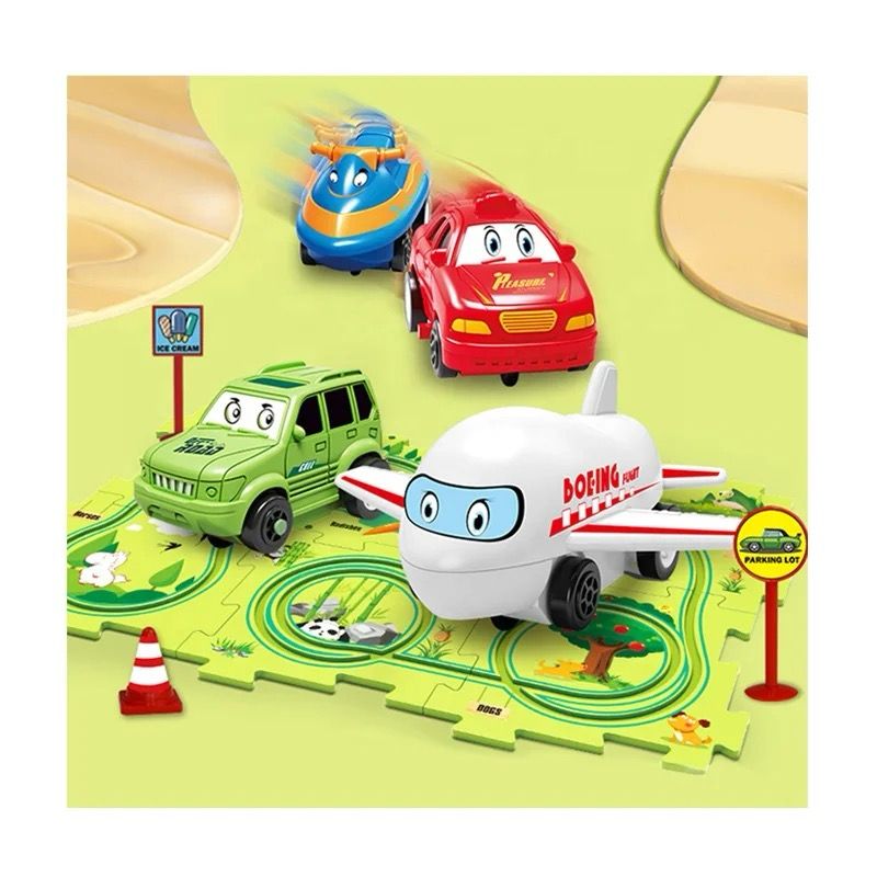 T-241 Puzzle Activity Car Track