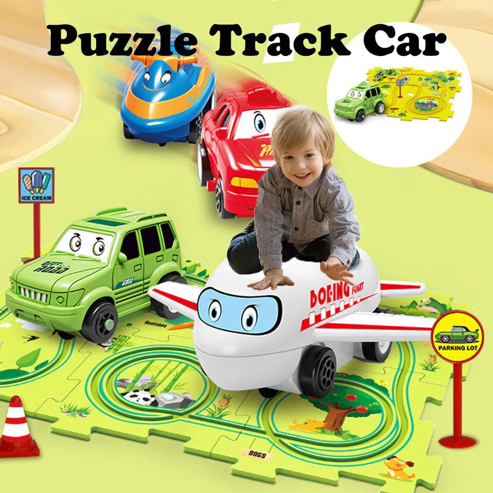 T-241 Puzzle Activity Car Track