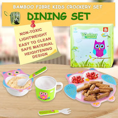 T-180-2 - Kids Crockery Set Tableware OWL